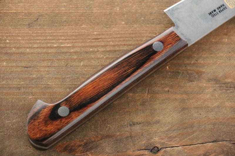 Iseya Molybdenum Petty-Utility  120mm Mahogany Handle - Japannywholesale