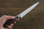 Iseya Molybdenum Petty-Utility  150mm Black Micarta Handle - Japannywholesale