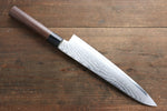 Seisuke VG10 63 Layer Damascus Gyuto  240mm Shitan Handle - Japannywholesale