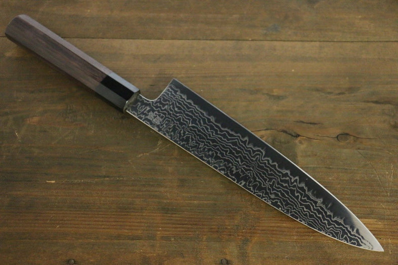 Sukenari ZDP189 Damascus Gyuto  240mm Shitan Handle - Japannywholesale