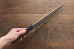 Seisuke VG10 63 Layer Damascus Gyuto  240mm Shitan Handle - Japannywholesale