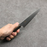 Shigeki Tanaka Majiro Silver Steel No.3 Petty-Utility Japanese Knife 150mm Ebony Wood Handle - Japannywholesale