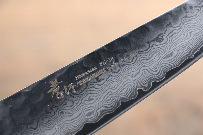 Sakai Takayuki VG10 33 Layer Damascus Steak  120mm with Keyaki Handle(Japanese Elm)  Two set - Japannywholesale