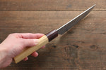 Sakai Takayuki VG10 33 Layer Damascus Steak  120mm with Keyaki Handle(Japanese Elm)  Two set - Japannywholesale