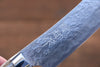 Kazuo Nomura VG10 Damascus Kiritsuke  90mm Brown Cow Bone Handle - Japannywholesale