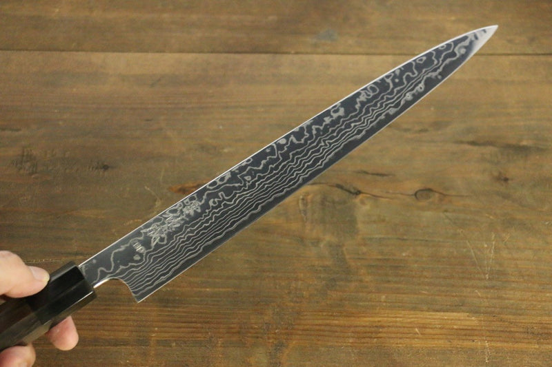 Sukenari ZDP189 Damascus Sujihiki  270mm Shitan Handle - Japannywholesale