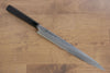 Sakai Takayuki Chef Series Silver Steel No.3 Yanagiba  300mm Ebony Wood Handle with Persimmon Sheath - Japannywholesale