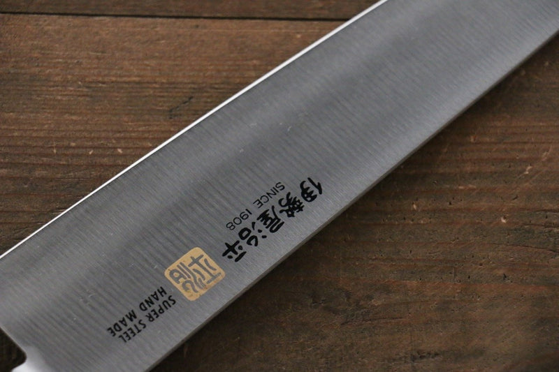 Iseya Molybdenum Gyuto  210mm Mahogany Pakka wood Handle - Japannywholesale