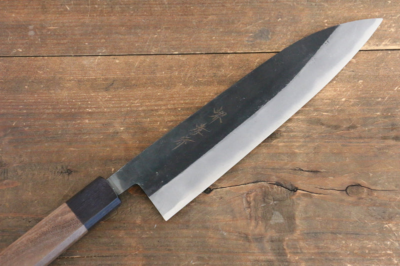 Sakai Takayuki Blue Steel No.2 Kurouchi Gyuto  210mm Walnut Handle - Japannywholesale