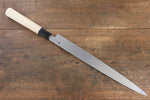 Sakai Takayuki Chef Series Silver Steel No.3 Fuguhiki  300mm Magnolia Handle - Japannywholesale