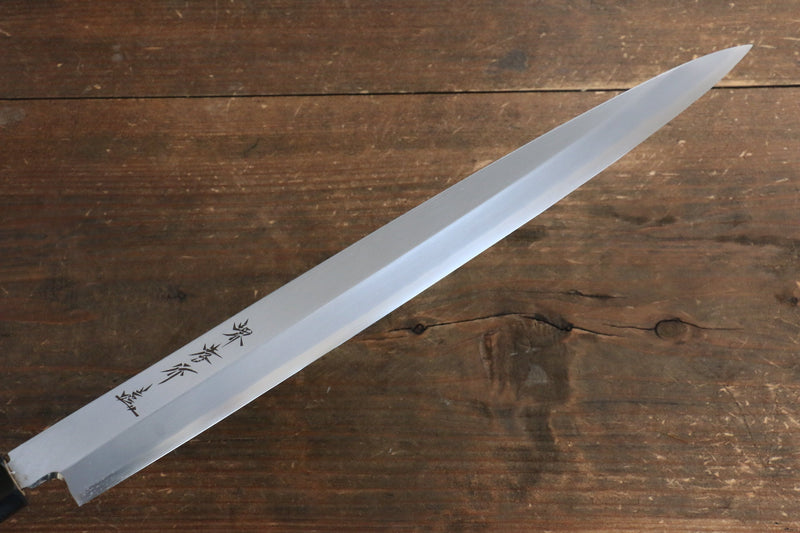 Sakai Takayuki Chef Series Silver Steel No.3 Fuguhiki  300mm Magnolia Handle - Japannywholesale