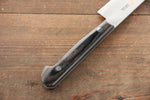 Iseya Molybdenum Steel petty Knife 150mm & Santoku Knife 180mm with Black Packer wood Handle Set - Japannywholesale