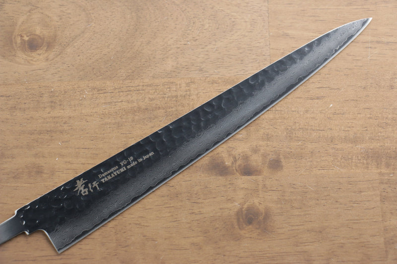 Sakai Takayuki VG10 33 Layer Damascus Sujihiki  240mm(Blade only) - Japannywholesale