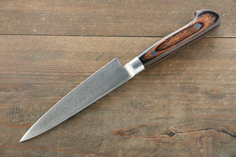 Iseya Molybdenum Petty-Utility  120mm Mahogany Pakka wood Handle - Japannywholesale