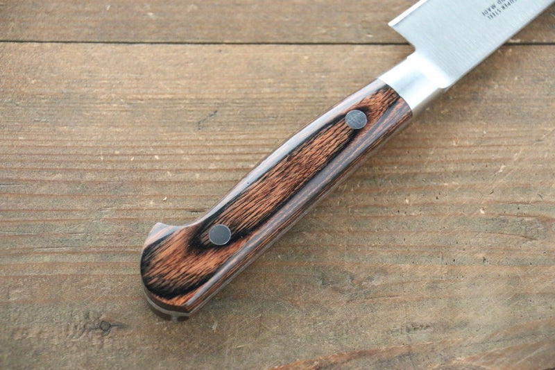 Iseya Molybdenum Petty-Utility  120mm Mahogany Pakka wood Handle - Japannywholesale