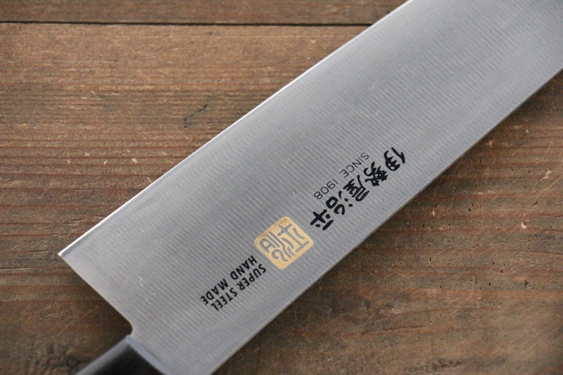 Iseya Molybdenum Gyuto  210mm Black Pakka wood Handle - Japannywholesale