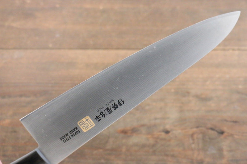 Iseya Molybdenum Gyuto  210mm Black Pakka wood Handle - Japannywholesale