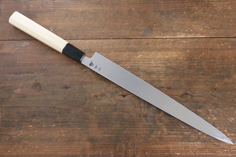 Sakai Takayuki Chef Series Silver Steel No.3 Fuguhiki  270mm Magnolia Handle - Japannywholesale