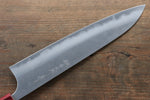 Yoshimi Kato Blue Super Nashiji Gyuto  240mm with Red Honduras Handle - Japannywholesale