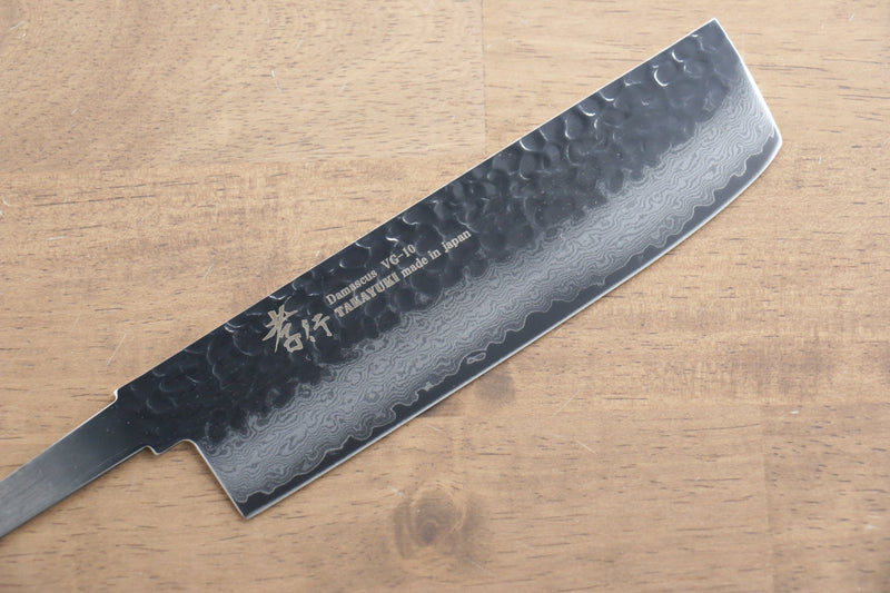 Sakai Takayuki VG10 33 Layer Damascus Nakiri  160mm(Blade only) - Japannywholesale