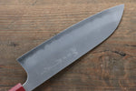 Yoshimi Kato Blue Super Nashiji Santoku  170mm with Red Honduras Handle - Japannywholesale