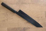 Jikko Honyaki White Steel No.3 Mirrored Finish Kiritsuke Gyuto  240mm Ebony Wood Handle - Japannywholesale