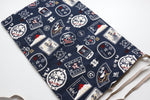 Japanese Style Knife Roll KR-Koncha-Ura-Shirokamon&Kon 7 Pockets - Japannywholesale