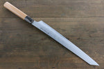 Sakai Takayuki Homura Hien Blue Steel No.2 Kengata Yanagiba  300mm Yew Tree Handle - Japannywholesale