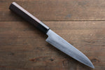 Takayuki Iwai White Steel No.2 Damascus Petty-Utility  135mm Shitan Handle - Japannywholesale