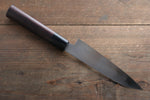 Takayuki Iwai White Steel No.2 Damascus Petty-Utility  135mm Shitan Handle - Japannywholesale