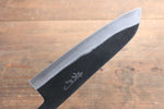 Takayuki Iwai Blue Steel Kurouchi Santoku  165mm Shitan Handle - Japannywholesale