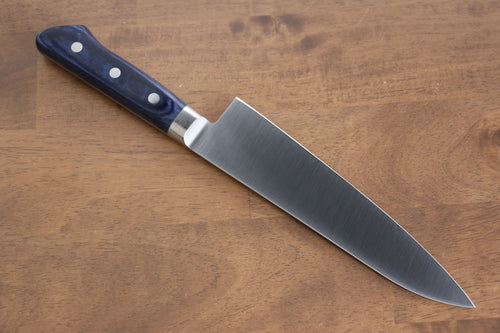 Seisuke Seiten Molybdenum Gyuto  180mm Blue Pakka wood Handle - Japannywholesale