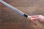 Sakai Takayuki [Left Handed] Kasumitogi White Steel Yanagiba  270mm - Japannywholesale