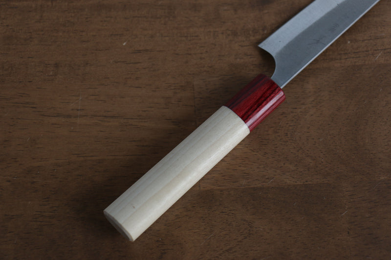 Masakage Yuki White Steel No.2 Nashiji Petty-Utility  120mm Magnolia Handle - Japannywholesale