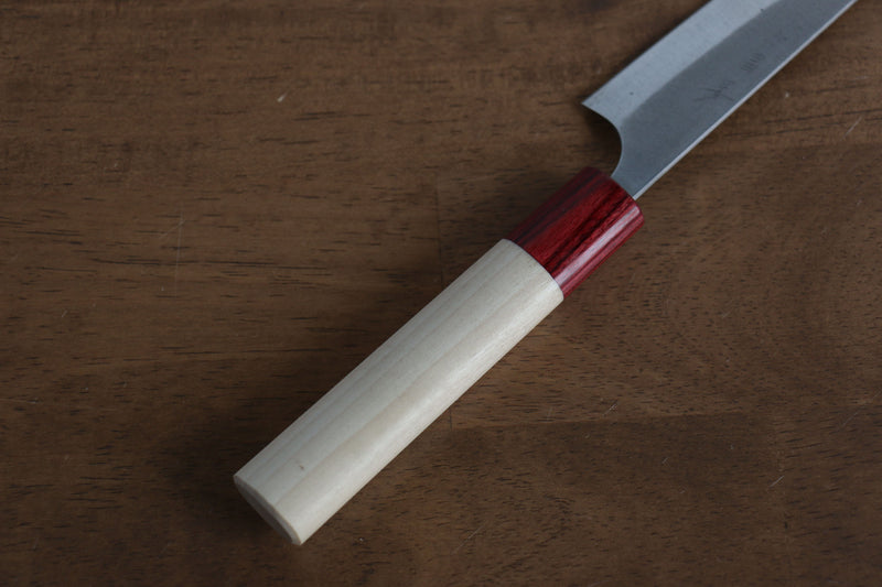 Masakage Yuki White Steel No.2 Nashiji Petty-Utility  150mm Magnolia Handle - Japannywholesale