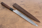 Sakai Takayuki Honyaki VG10 Dragon engraving Yanagiba  270mm Wenge Handle with Sheath - Japannywholesale