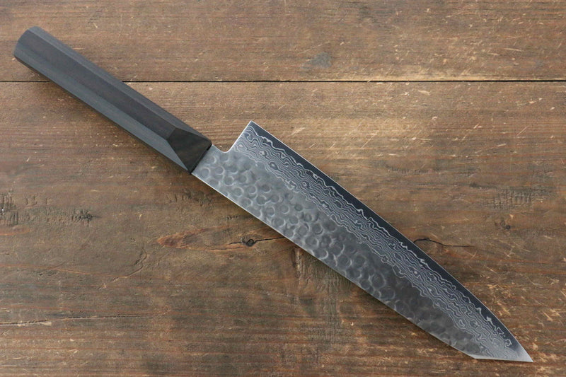 Jikko VG10 17 Layer Gyuto  200mm Ebony Wood Handle - Japannywholesale