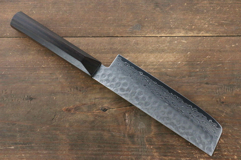 Jikko VG10 17 Layer Usuba  160mm Ebony Wood Handle - Japannywholesale