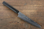 Jikko VG10 17 Layer Kiritsuke Petty-Utility  140mm Ebony Wood Handle - Japannywholesale