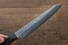 Jikko VG10 17 Layer Kiritsuke Petty-Utility  140mm Ebony Wood Handle - Japannywholesale