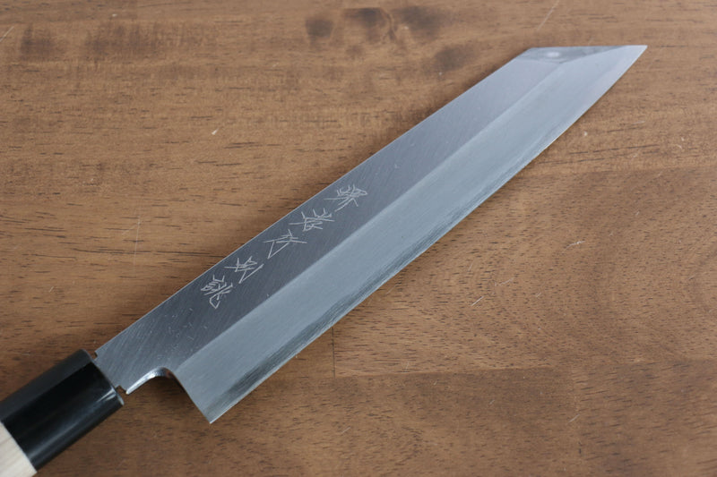 Sakai Takayuki Tokujyo White Steel No.2 Kiritsuke Gyuto  210mm Magnolia Handle - Japannywholesale