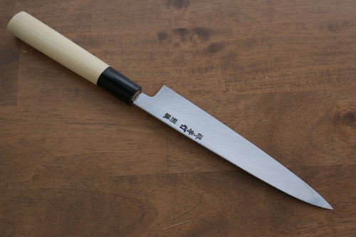 Sakai Takayuki Tokujyo White Steel No.2 Petty-Utility  180mm Magnolia Handle - Japannywholesale