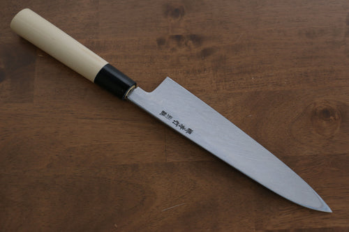 Sakai Takayuki Tokujyo White Steel No.2 Gyuto  210mm Magnolia Handle - Japannywholesale