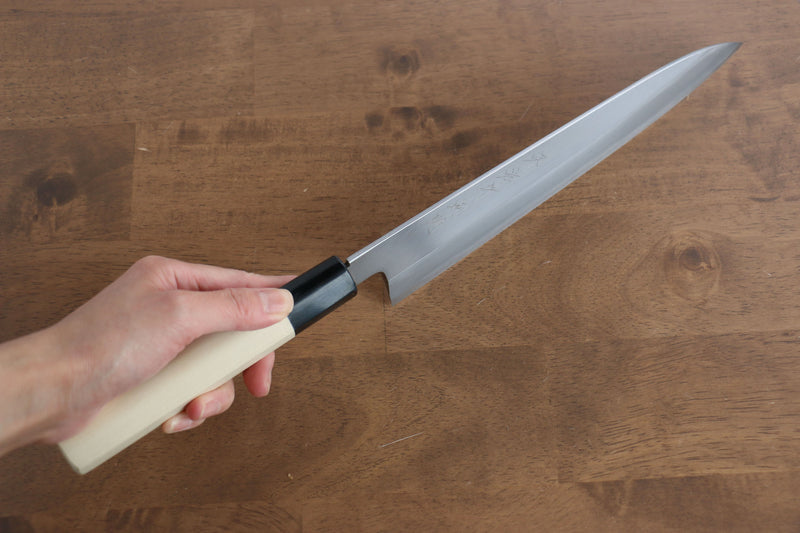 Sakai Takayuki Tokujyo White Steel No.2 Gyuto  240mm Magnolia Handle - Japannywholesale