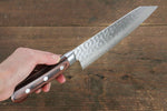 Jikko VG10 17 Layer Kiritsuke Santoku  170mm Mahogany Handle - Japannywholesale