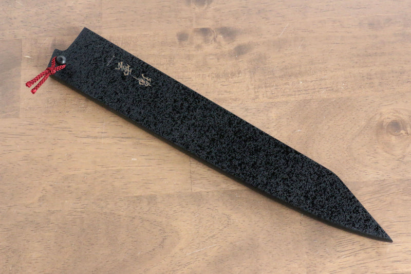 ZUIUN Kuroshime Magnolia Sheath for 240mm Kiritsuke Sujihiki with Plywood pin - Japannywholesale