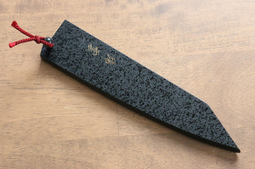 ZUIUN Kuroshime Magnolia Sheath for 150mm Kiritsuke Petty-Utility with Plywood pin - Japannywholesale