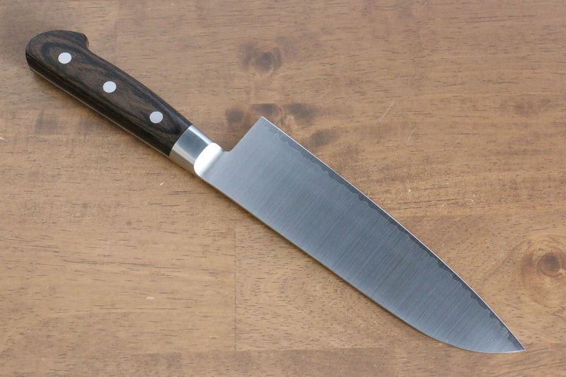 Seisuke SG2 Santoku  180mm Brown Pakka wood Handle - Japannywholesale