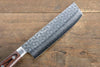 Jikko VG10 17 Layer Nakiri  160mm Mahogany Handle - Japannywholesale