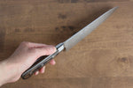 Seisuke SG2 Gyuto  180mm Brown Pakka wood Handle - Japannywholesale